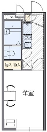 レオパレスフローラの物件間取画像